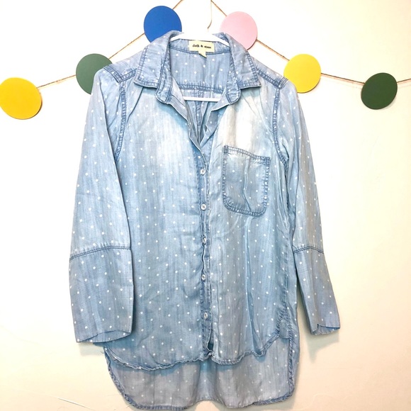 Anthropologie Tops - Anthropologie Denim Shirt